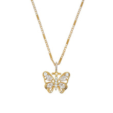 Load image into Gallery viewer, CZ Butterfly necklace
