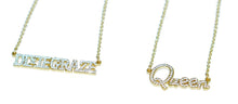 Load image into Gallery viewer, CZ Customized name necklace
