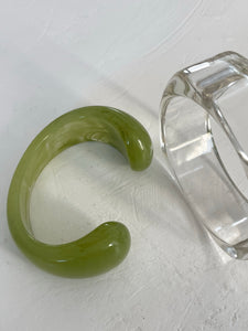 Jade cuff bangle