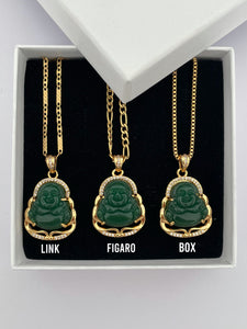 Jade Buddha necklace