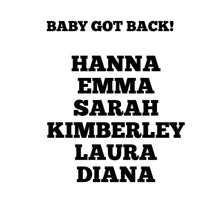 Load image into Gallery viewer, Customized English BLOCK letter font name necklace