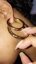 Load image into Gallery viewer, Thick Textured hoops