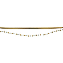Load image into Gallery viewer, Pearl chain anklet set of 2
