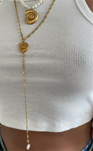 Load image into Gallery viewer, Shell lariat necklace
