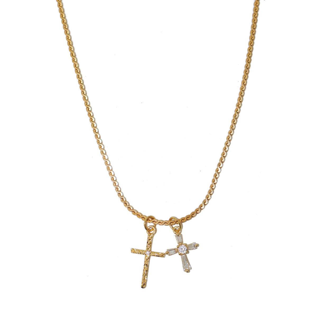 Double cross necklace – Dixiegraze