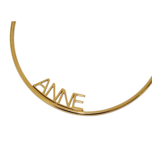 Customized name hoops