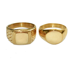 King & Queen ring set