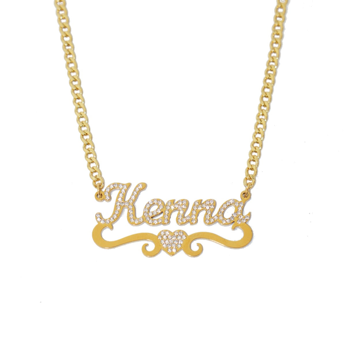 Personalised name necklace Different styles and chain