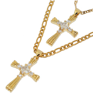 Vintage cross necklace