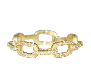 Chain link ring