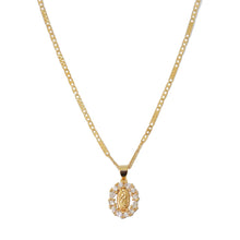 Load image into Gallery viewer, Mini CZ Virgin Mary necklace
