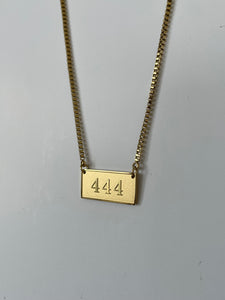 Angel number necklace