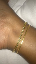 Load image into Gallery viewer, Herringbone chain anklet
