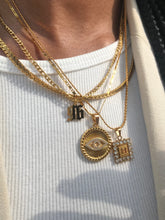 Load image into Gallery viewer, Framed evil eye necklace
