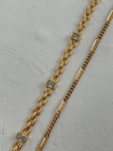 Delilah cz link bracelet