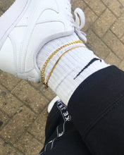 Load image into Gallery viewer, Herringbone chain anklet
