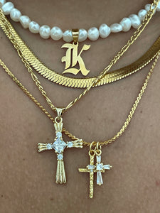 Vintage cross necklace