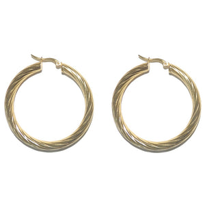 Thick Textured hoops