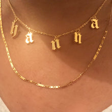 Load image into Gallery viewer, Customized Goth font choker set
